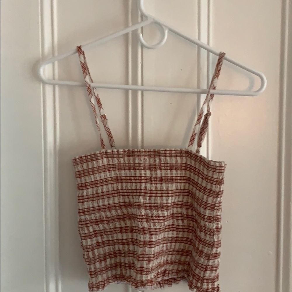 Forever 21 smocked crop top